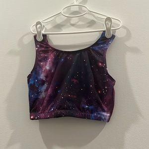 Kids galaxy sports bra.